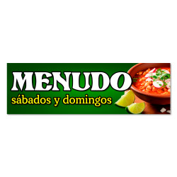 Menudo Vinyl Banner with...