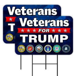 Veterans for Trump 2 Pack...