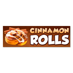 Cinnamon Rolls Vinyl Banner...