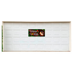 Christmas Is All About Jesus 21" x 47" Magnetic Garage Banner For Steel Garage Doors