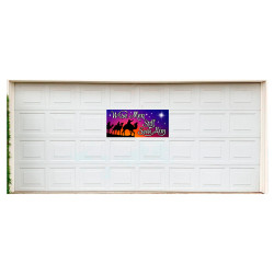 Wise Men Still Seek Him 21" x 47" Magnetic Garage Banner For Steel Garage Doors