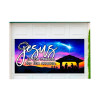 Jesus Is The Reason For The Season 42" x 84" Magnetic Garage Banner For Steel Garage Doors