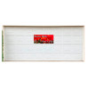 Peace Hope Love Joy - Advent 21" x 47" Magnetic Garage Banner For Steel Garage Doors