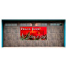 Peace Hope Love Joy - Advent 42" x 84" Magnetic Garage Banner For Steel Garage Doors