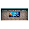 Happy New Year 42" x 84" Magnetic Garage Banner For Steel Garage Doors