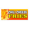 Chili Cheese Fries Vinyl Banner with Optional Sizes (Made in the USA)