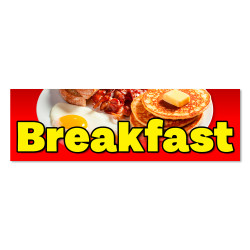 Breakfast Vinyl Banner with...