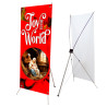 Joy To The World 2.5' x 6' Church X-Banner Kit (Printed in the USA)