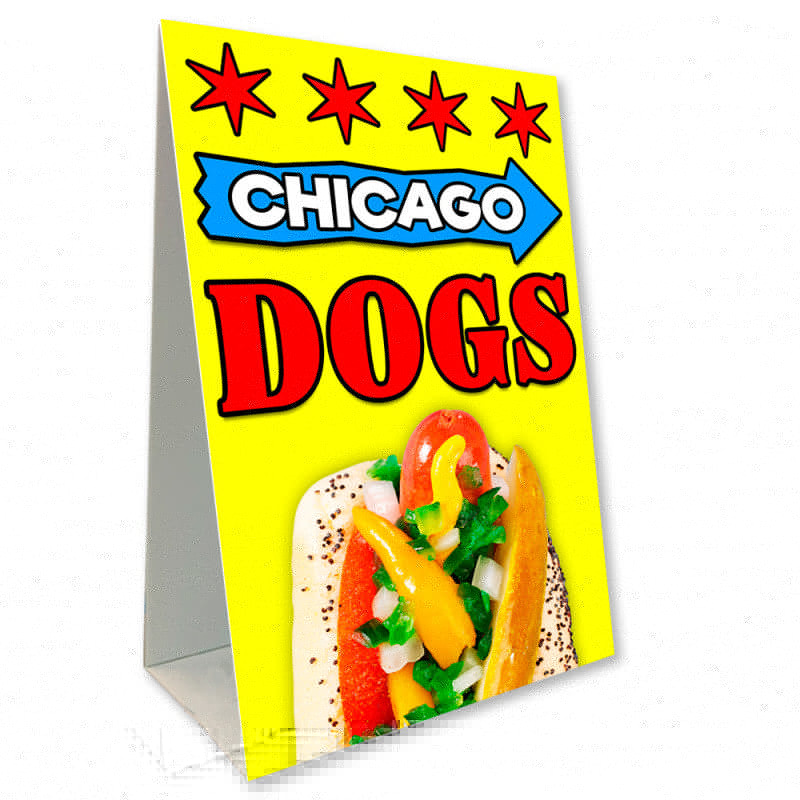 Chicago Dogs Economy A-Frame Sign