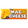 Mac & Cheese Vinyl Banner with Optional Sizes (Made in the USA)