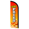 Loaded Fries Premium Windless Feather Flag Bundle (Complete Kit) OR Optional Replacement Flag Only