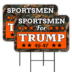 Sportsmen For Trump 2 Pack...