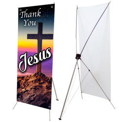 Thank You Jesus 2.5' x 6'...