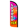 Loaded Tea Premium Windless Feather Flag Bundle (Complete Kit) OR Optional Replacement Flag Only