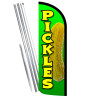 PICKLES Premium Windless Feather Flag Bundle (Complete Kit) OR Optional Replacement Flag Only