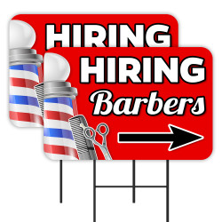 Hiring Barbers 2 Pack...