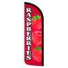 Raspberries Premium Windless Feather Flag Bundle (Complete Kit) OR Optional Replacement Flag Only