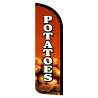 Potatoes Premium Windless Feather Flag Bundle (Complete Kit) OR Optional Replacement Flag Only