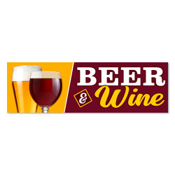 Beer & Wine Vinyl Banner...