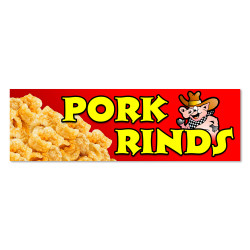 Pork Rinds Vinyl Banner...