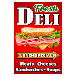 Fresh Deli Economy A-Frame Sign