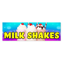 Milk Shakes Vinyl Banner...