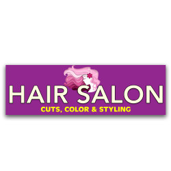 Hair Salon Vinyl Banner...