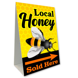 Local Honey Economy A-Frame Sign