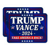 Trump Vance 2024 - Take America Back 2 Pack Car Magnet 15" x 11"