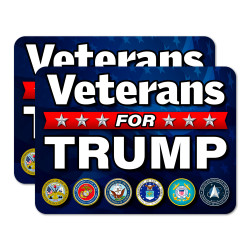 Veterans For Trump 2 Pack...