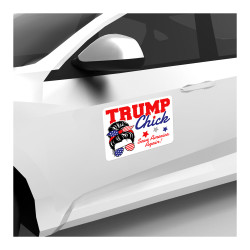 Trump Chick - Save America Again 2 Pack Car Magnet 15" x 11"