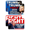 Trump Vance 2024 Set 2 - 10 Pack Yard Signs - Each Sign is 24" x 16" Single-Sided and Comes with Metal Stake Made in The USA