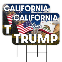 California For Trump 2 Pack...