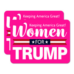 Women For Trump 2 Pack Car...