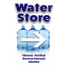 Water Store (Arrow) Economy A-Frame Sign 2 Feet Wide by 3 Feet Tall