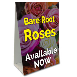 Bare Root Roses Available Now Economy A-Frame Sign 2 Feet Wide by 3 Feet Tall