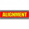 Alignment Vinyl Banner 10 Feet Wide by 3 Feet Tall