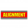 Alignment Vinyl Banner 8 Feet Wide by 2.5 Feet Tall