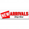 New Arrivals Vinyl Banner 10 Feet Wide by 3 Feet Tall