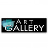 Art Gallery Vinyl Banner 8 Feet Wide by 2.5 Feet Tall