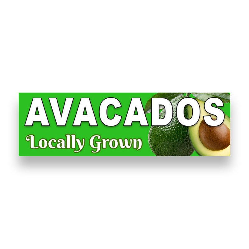 AVACADOS Vinyl Banner 10 Feet Wide by 3 Feet Tall