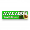 AVACADOS Vinyl Banner 8 Feet Wide by 2.5 Feet Tall