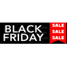 Black Friday Vinyl Banner 8 Feet Wide by 2.5 Feet Tall