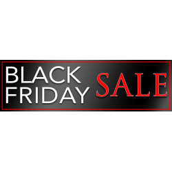 Black Friday Sale Vinyl Banner 10 Feet Wide by 3 Feet Tall