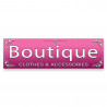 Boutique Vinyl Banner 10 Feet Wide by 3 Feet Tall