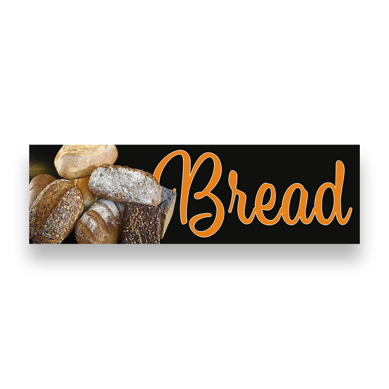 Bread Vinyl Banner 10 Feet Wide by 3 Feet Tall