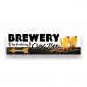 Brewery Craft Beer Left Arrow Vinyl Banner 10 Feet Wide by 3 Feet Tall