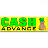 Cash Advance Vinyl Banner 10 Feet Wide by 3 Feet Tall