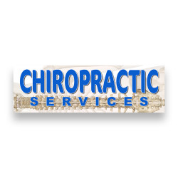 Chiropractic Vinyl Banner 8 Feet Wide by 2.5 Feet Tall