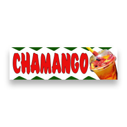 CHAMANGO Vinyl Banner 10 Feet Wide by 3 Feet Tall